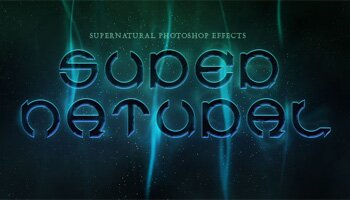 Supernatural Text Effect